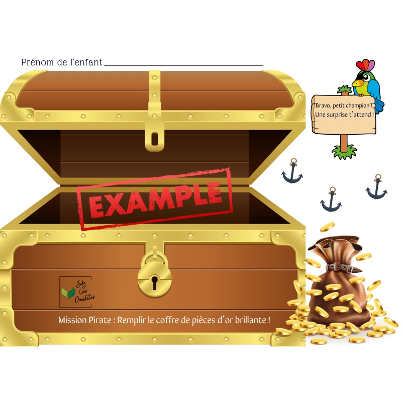 Mission pirate ! Récompense