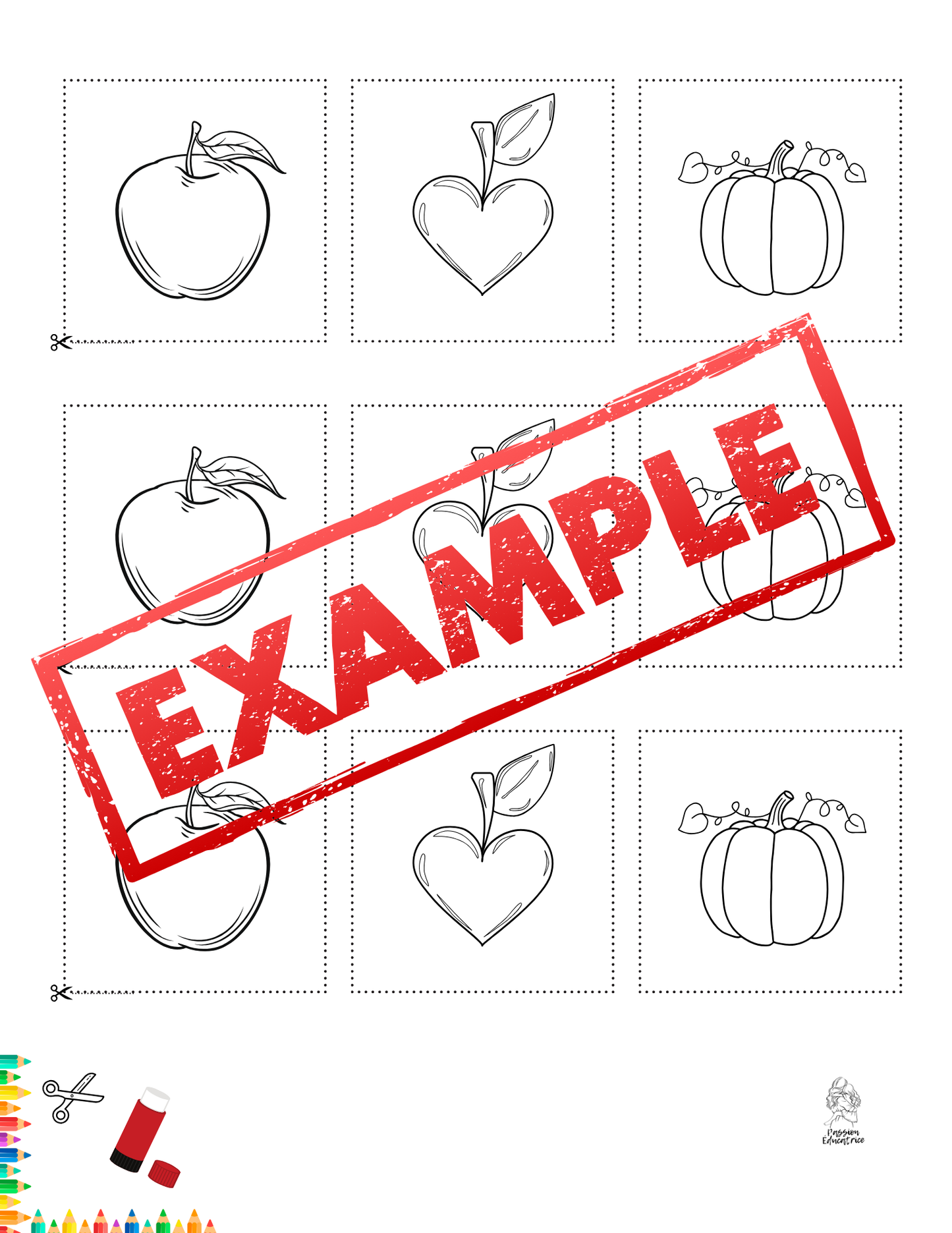 La cueillette des pommes et des citrouilles